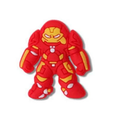 Hot Toys Avengers Iron Man Captain America Shoe Charms Sandal Shoe Decoration Accessories