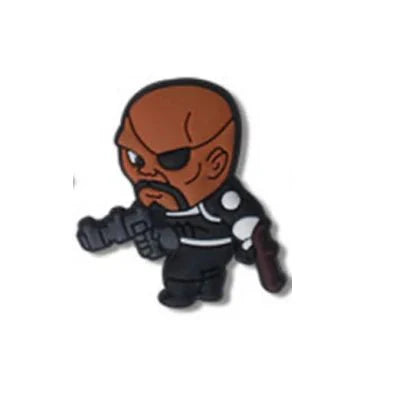 Hot Toys Avengers Iron Man Captain America Shoe Charms Sandal Shoe Decoration Accessories