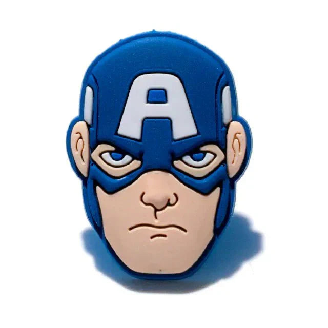 Hot Toys Avengers Iron Man Captain America Shoe Charms Sandal Shoe Decoration Accessories