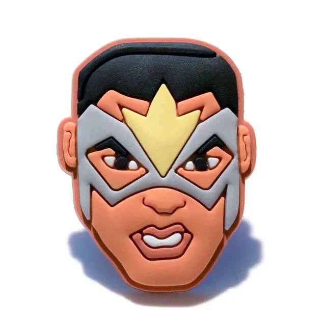 Hot Toys Avengers Iron Man Captain America Shoe Charms Sandal Shoe Decoration Accessories