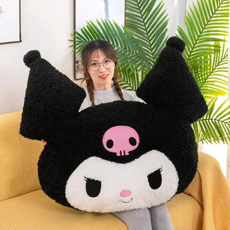 Introducing the Kawaii Sanrio Oversized Kuromi Melody Plush Sofa Pillow Cushion