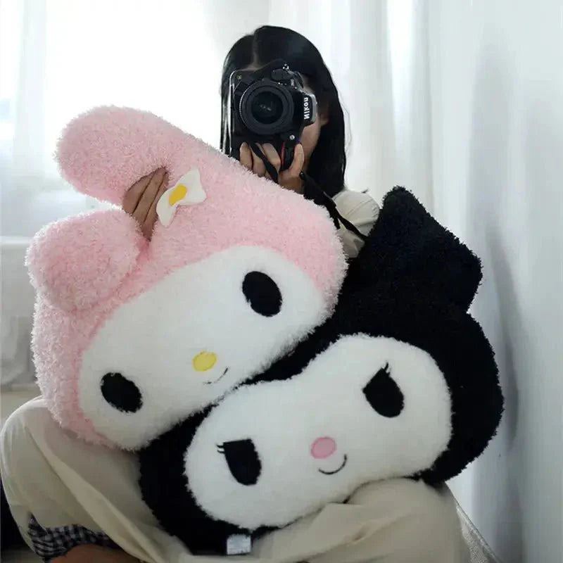 Introducing the Kawaii Sanrio Oversized Kuromi Melody Plush Sofa Pillow Cushion