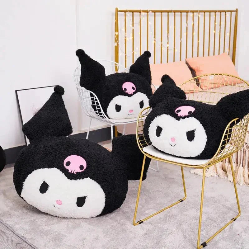 Introducing the Kawaii Sanrio Oversized Kuromi Melody Plush Sofa Pillow Cushion