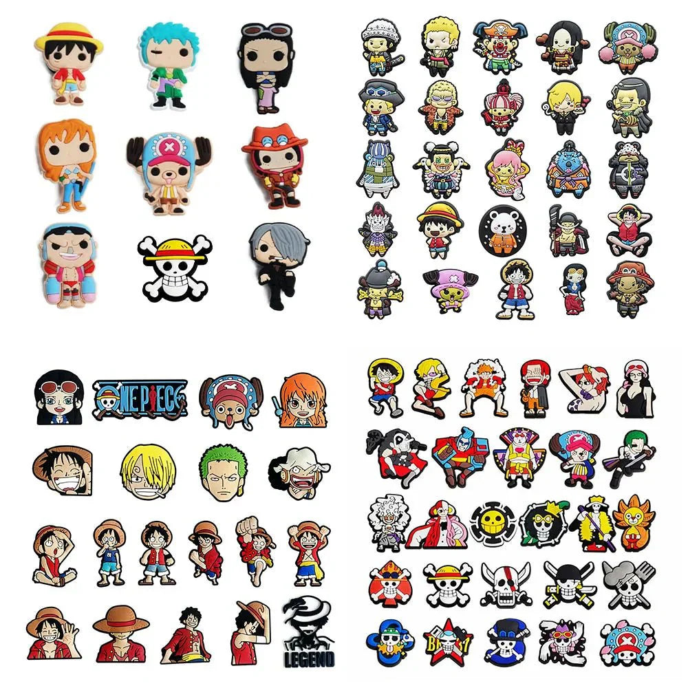 Japanese Anime One Piece Shoe Charms are ideal accessories clogs and sandals