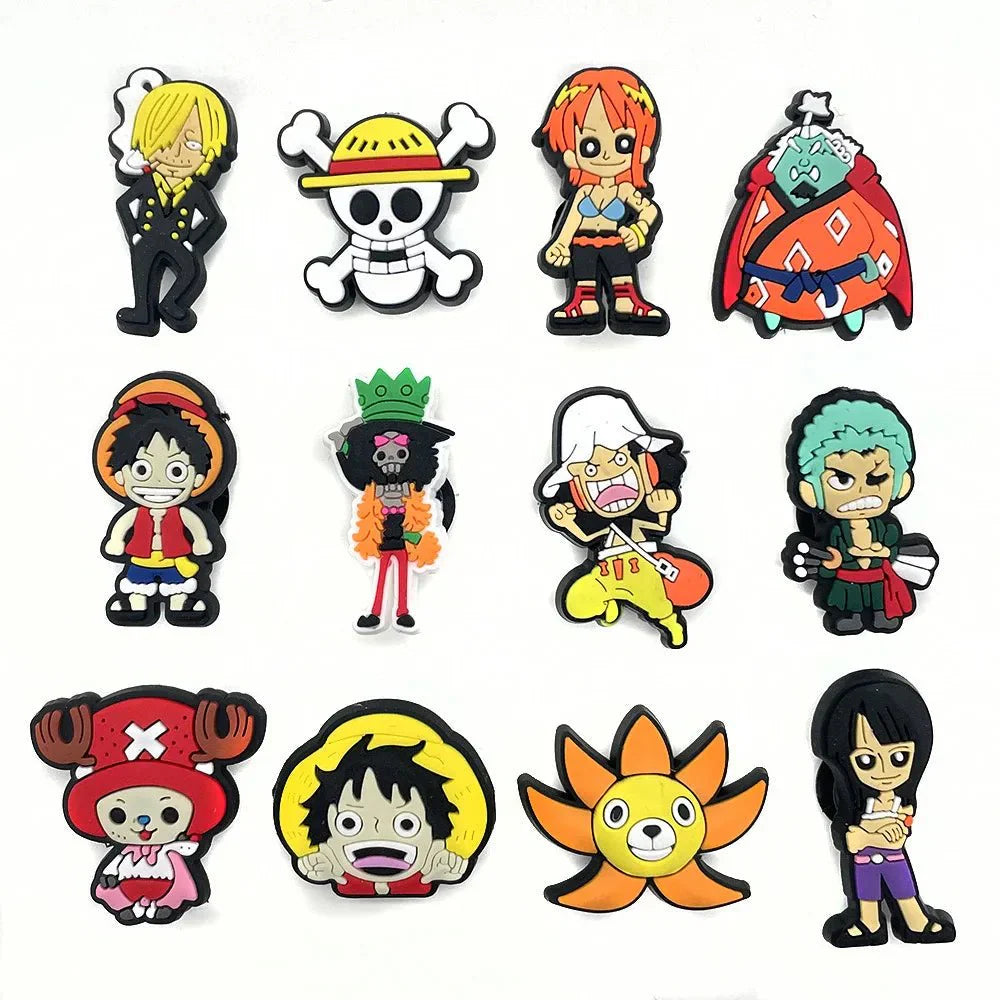 Japanese Anime One Piece Shoe Charms are ideal accessories clogs and sandals