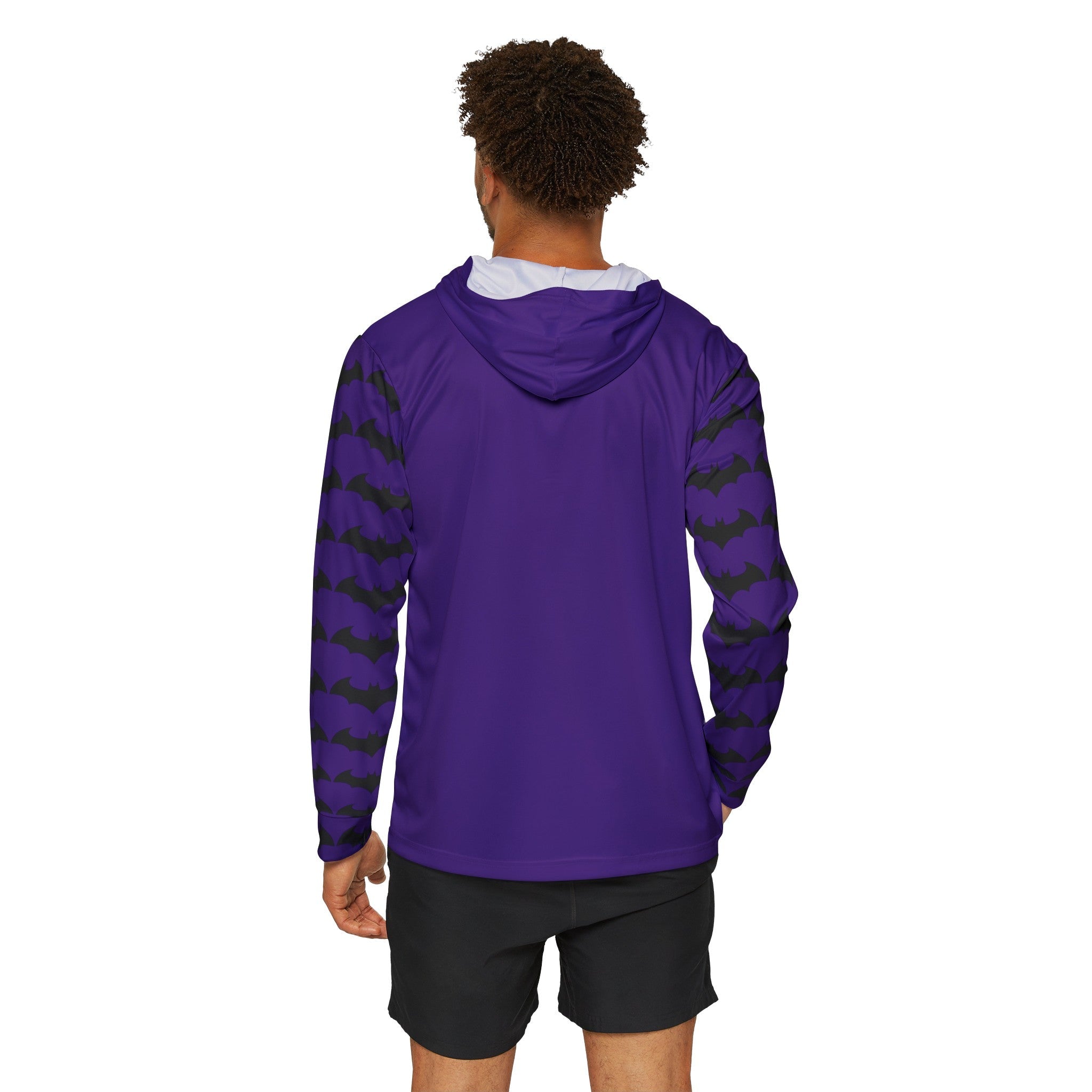 Sports Warmup Hoodie – Men's Athletic Lightweight Polyester UPF 50 Sun Protection