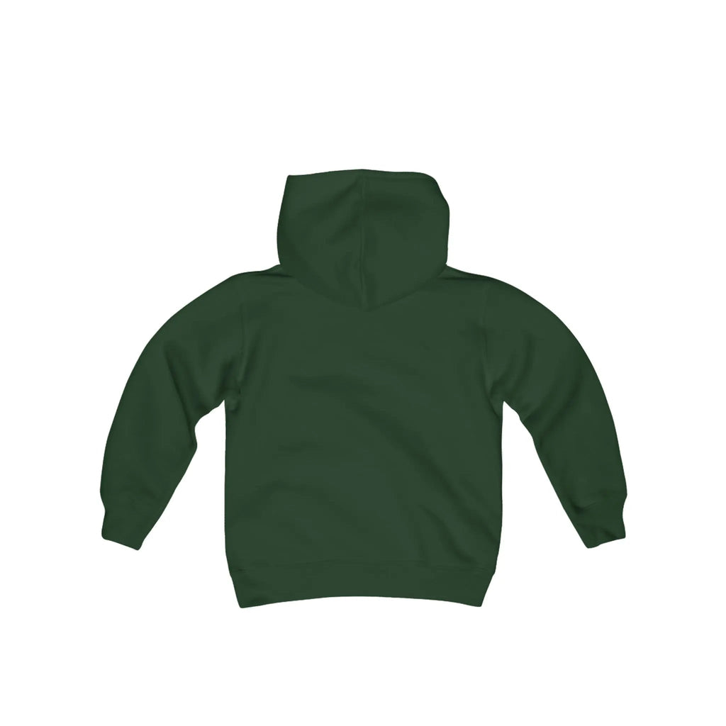 Youth Hooded Sweatshirt - Heavy Blend Hoodie With Kangaroo Pocket & Twill Taped Neck