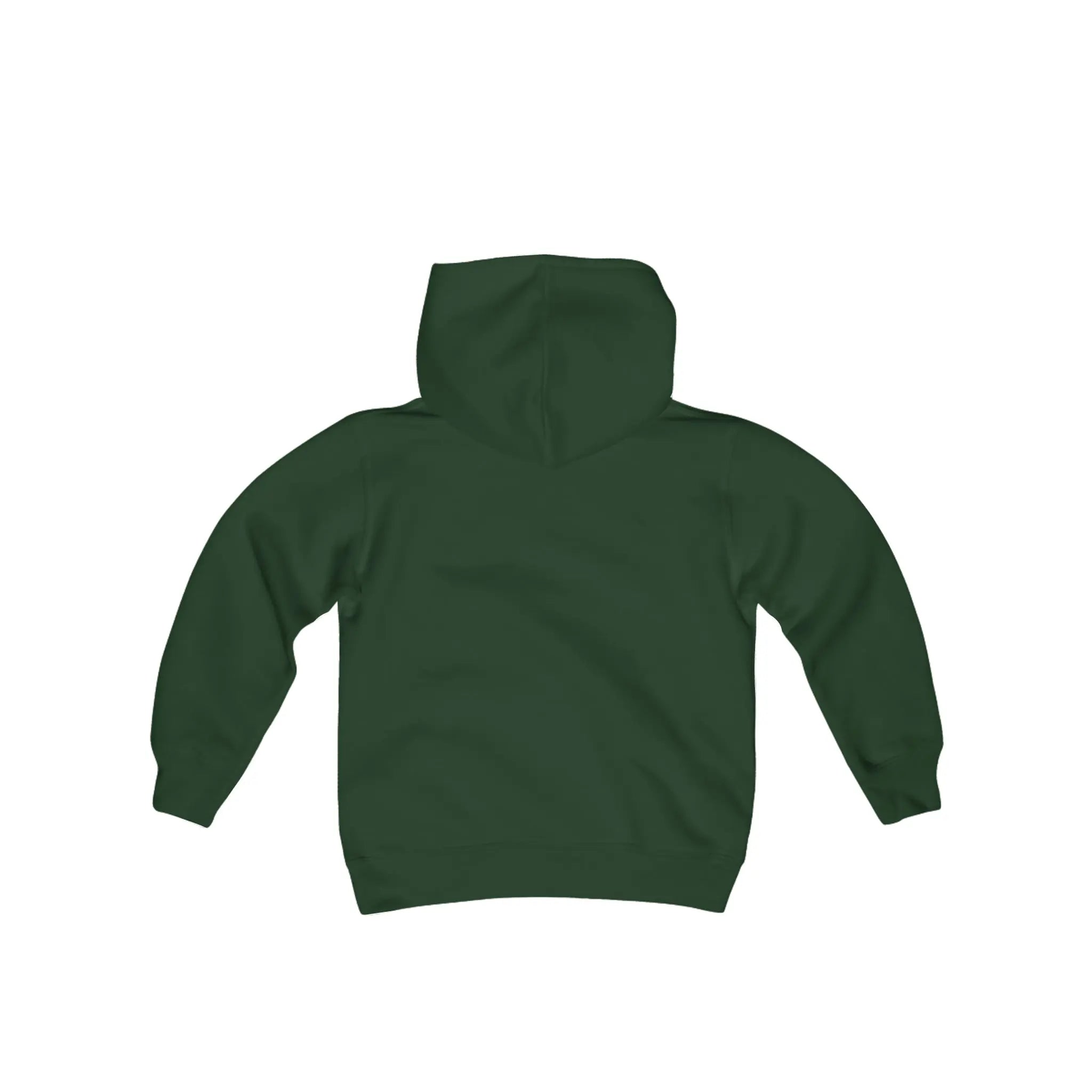 Youth Hooded Sweatshirt - Heavy Blend Hoodie With Kangaroo Pocket & Twill Taped Neck