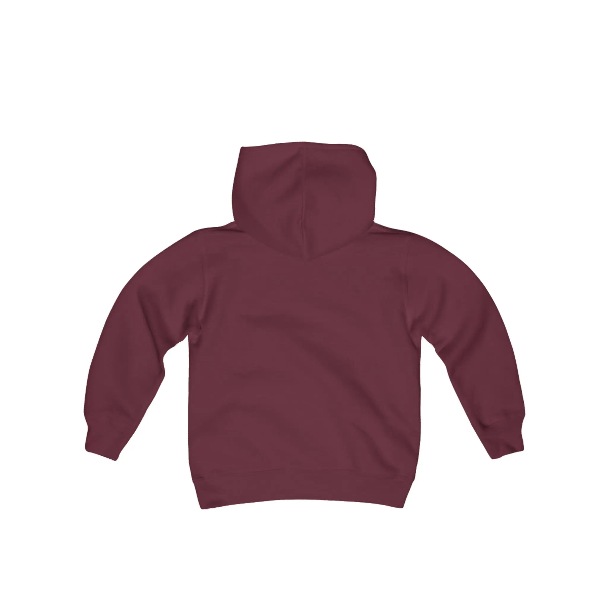Youth Hooded Sweatshirt - Heavy Blend Hoodie With Kangaroo Pocket & Twill Taped Neck
