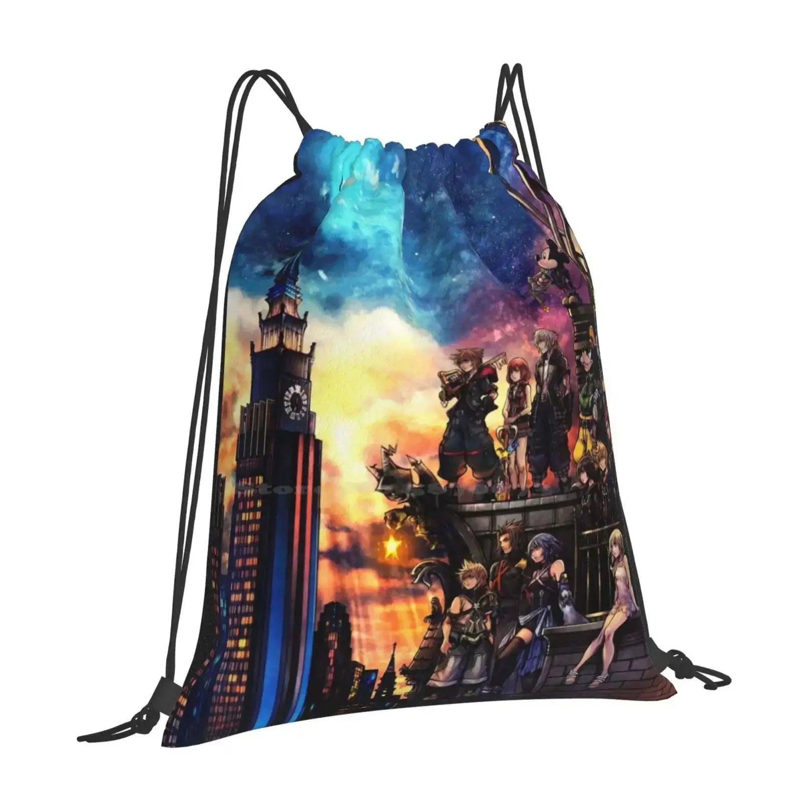 Kingdom Hearts Backpack - Durable School Backpacks For Teens | Anime Style Travel Bag