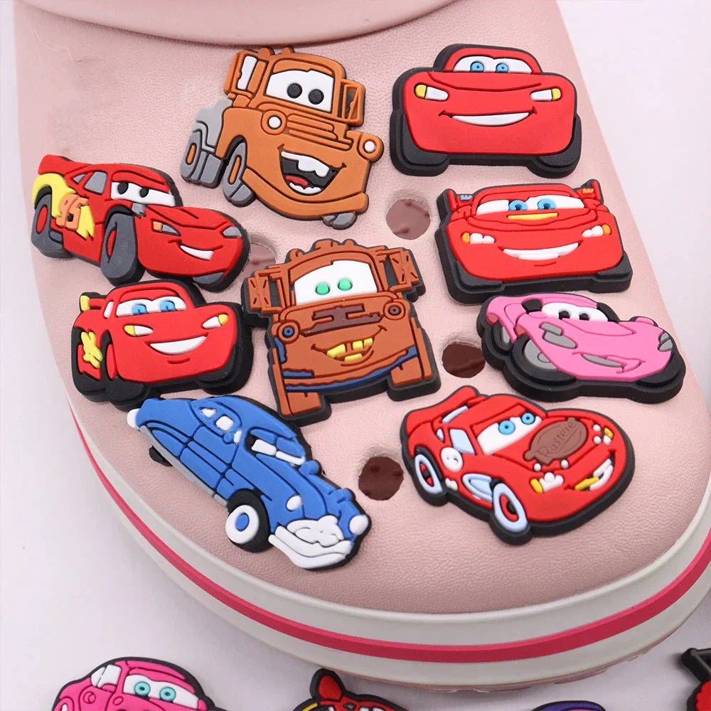 Lightning McQueen Shoe Charms - Boys Sandal Decorations | Disney Cars Accessories