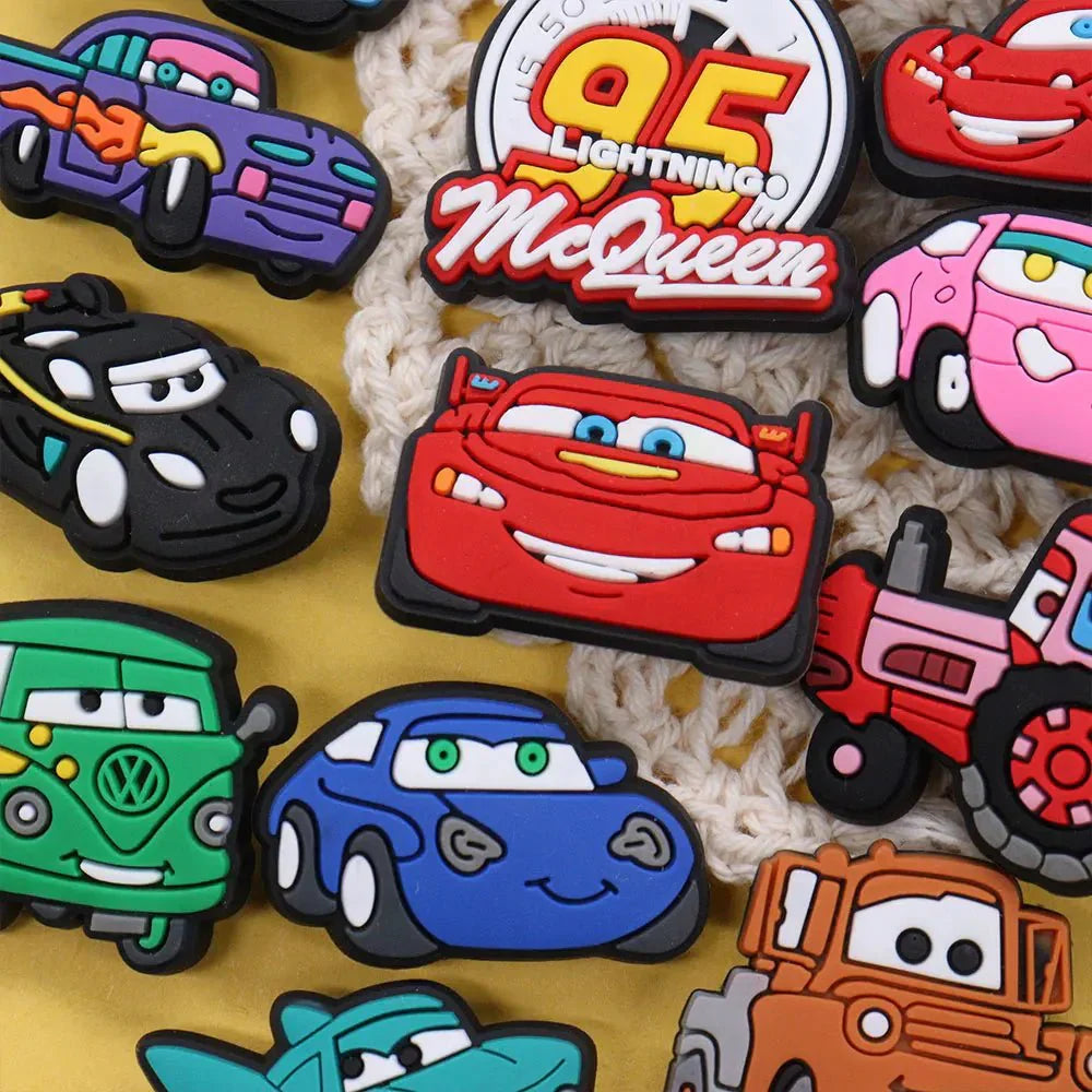 Lightning McQueen Shoe Charms - Boys Sandal Decorations | Disney Cars Accessories