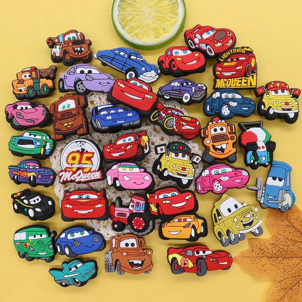 Lightning McQueen Shoe Charms - Boys Sandal Decorations | Disney Cars Accessories