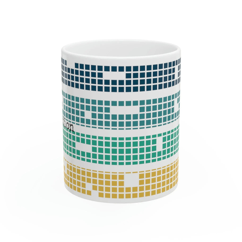 Ceramic Coffee Mug - 11oz White Ceramic Cup With Comfortable Handle & Shiny Finish