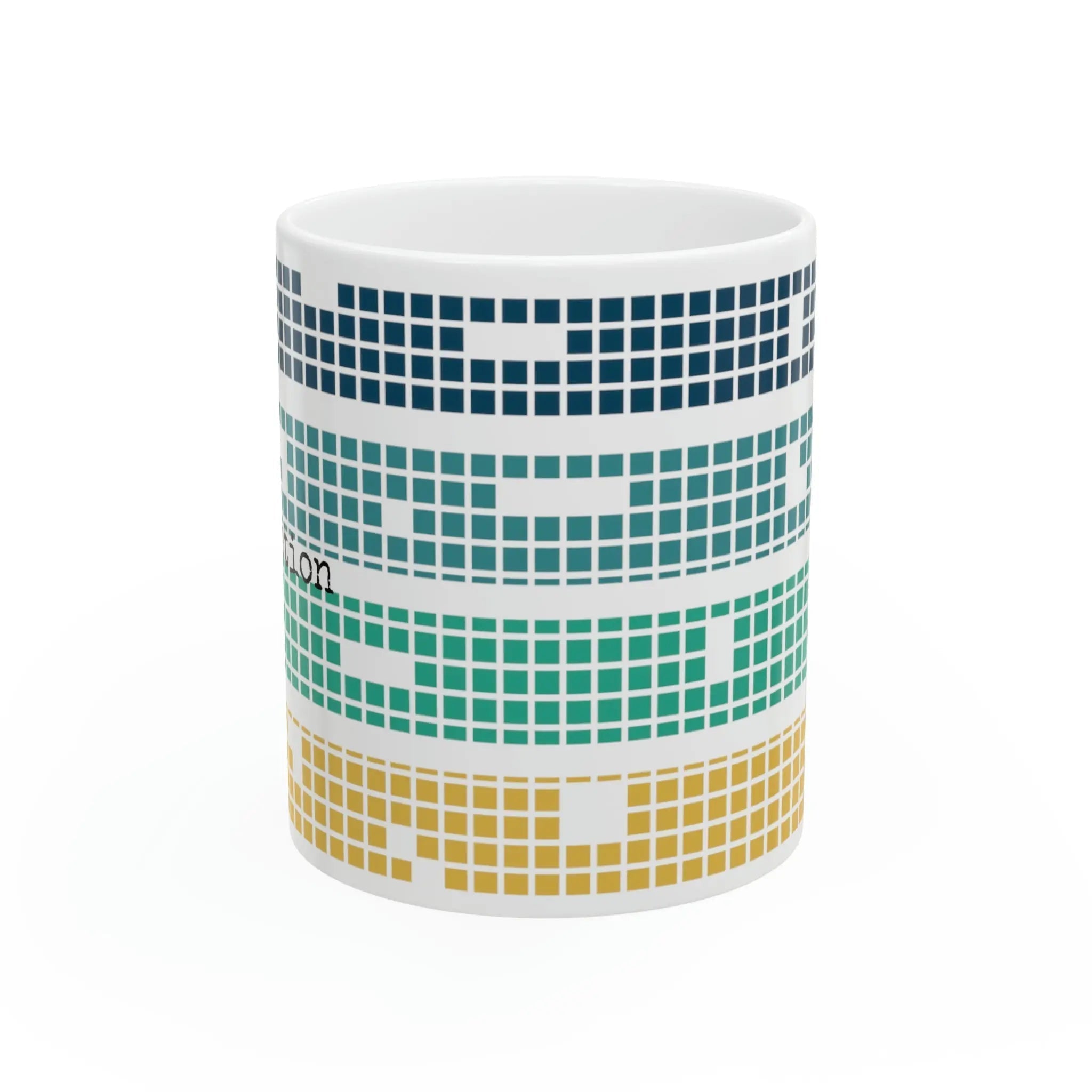 Ceramic Coffee Mug - 11oz White Ceramic Cup With Comfortable Handle & Shiny Finish