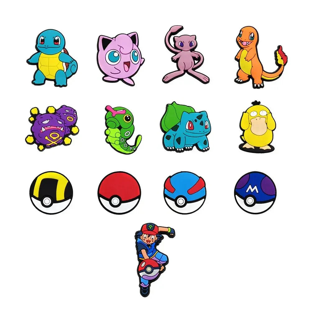 Pikachu Shoe Charms – Cute Cartoon Shoe Charms for Kids | PVC Accessories