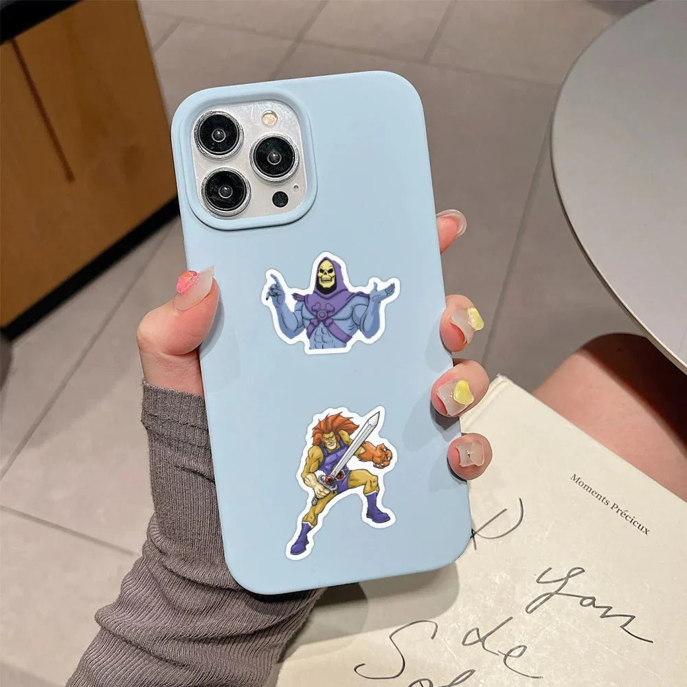 Thundercats Stickers - 50 Piece Cartoon & He-Man Decals | Retro Anime Style