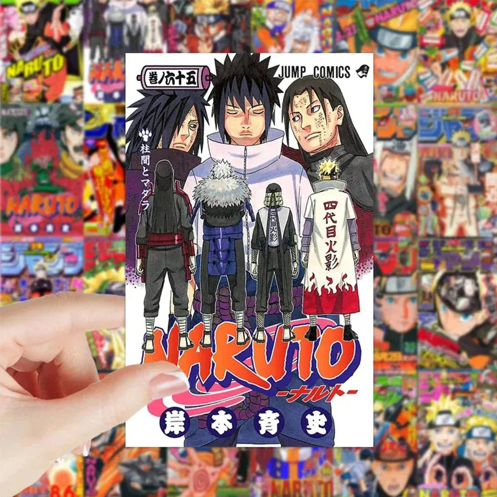 Naruto Poster Stickers - 60 Piece Sticker Set With Uzumaki Naruto Decals