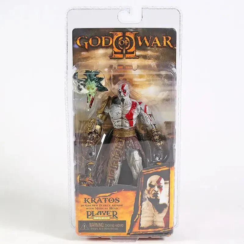 Kratos Action Figure – God of War Collectible | Ares Armor Movable PVC Toy