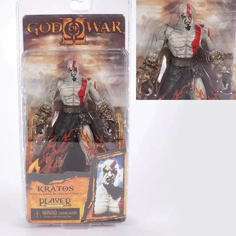 Kratos Action Figure – God of War Collectible | Ares Armor Movable PVC Toy