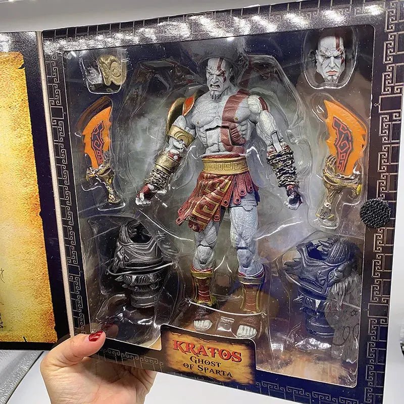 Kratos Action Figure – God of War Collectible | Ares Armor Movable PVC Toy