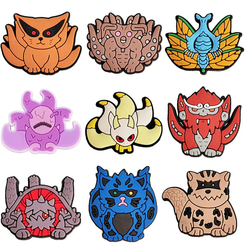 One Piece Naruto Shoe Charms – Durable Cartoon Shoe Lace Decorations & Accessories