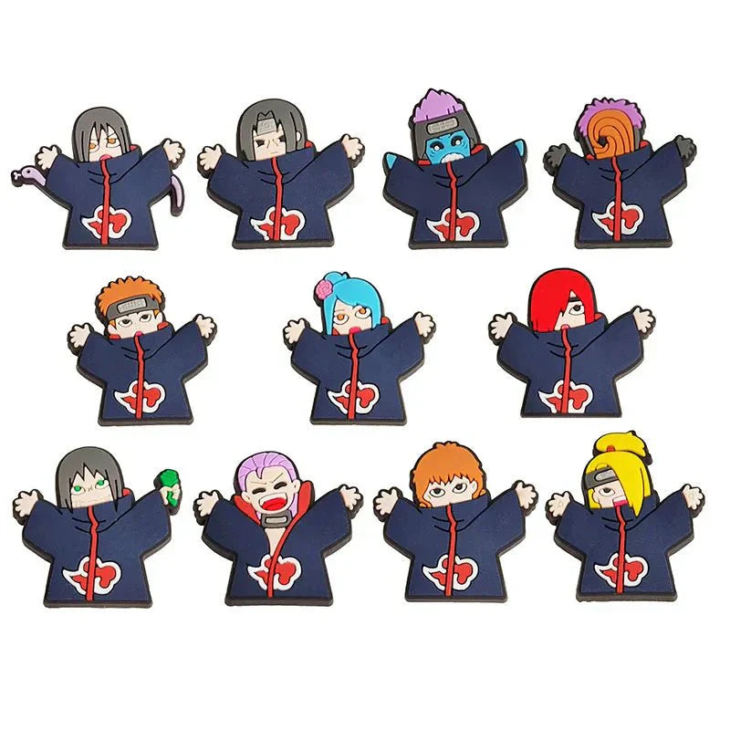 One Piece Naruto Shoe Charms – Durable Cartoon Shoe Lace Decorations & Accessories