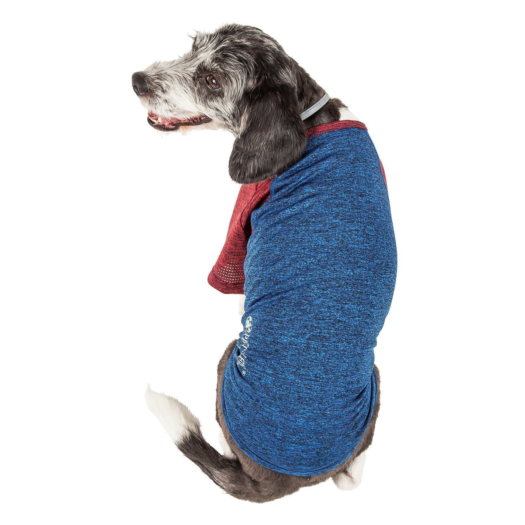 Pet Life ® Active 'Hybreed' 4-Way-Stretch Fitness Performance Dog T-Shirt