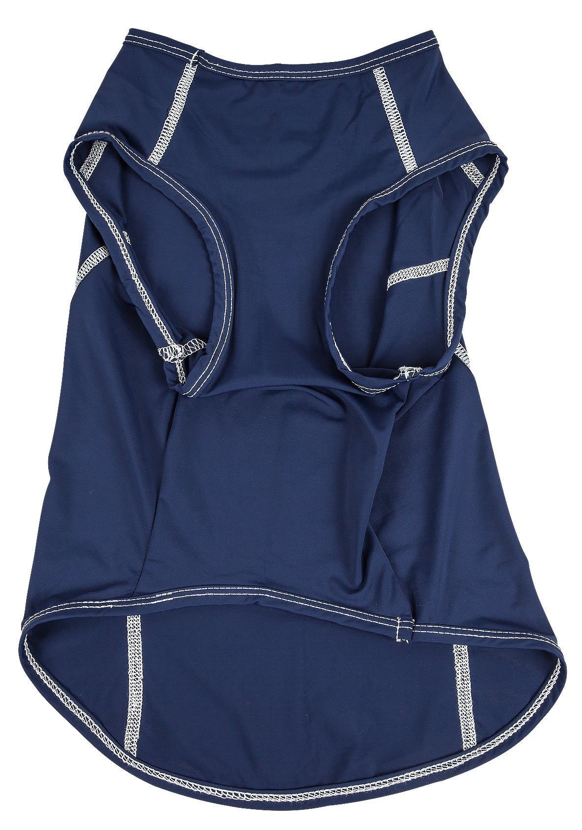 Pet Life ®  Active 'Racerbark' 4-Way-Stretch Yoga Fitness Dog T-Shirt Tank Top