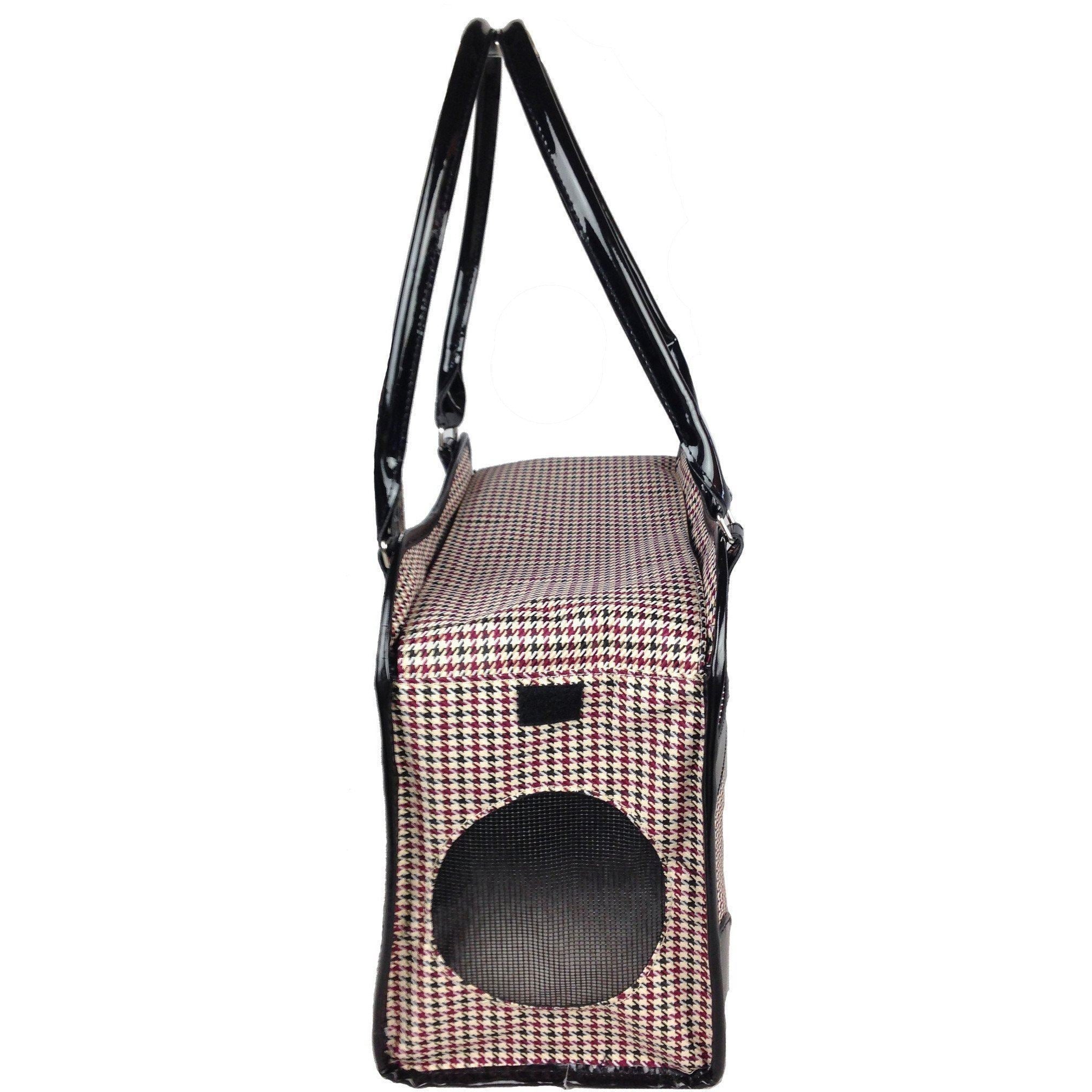 Pet Life ® Exquisite Airline Approved Designer Travel Pet Dog Handbag Carrier