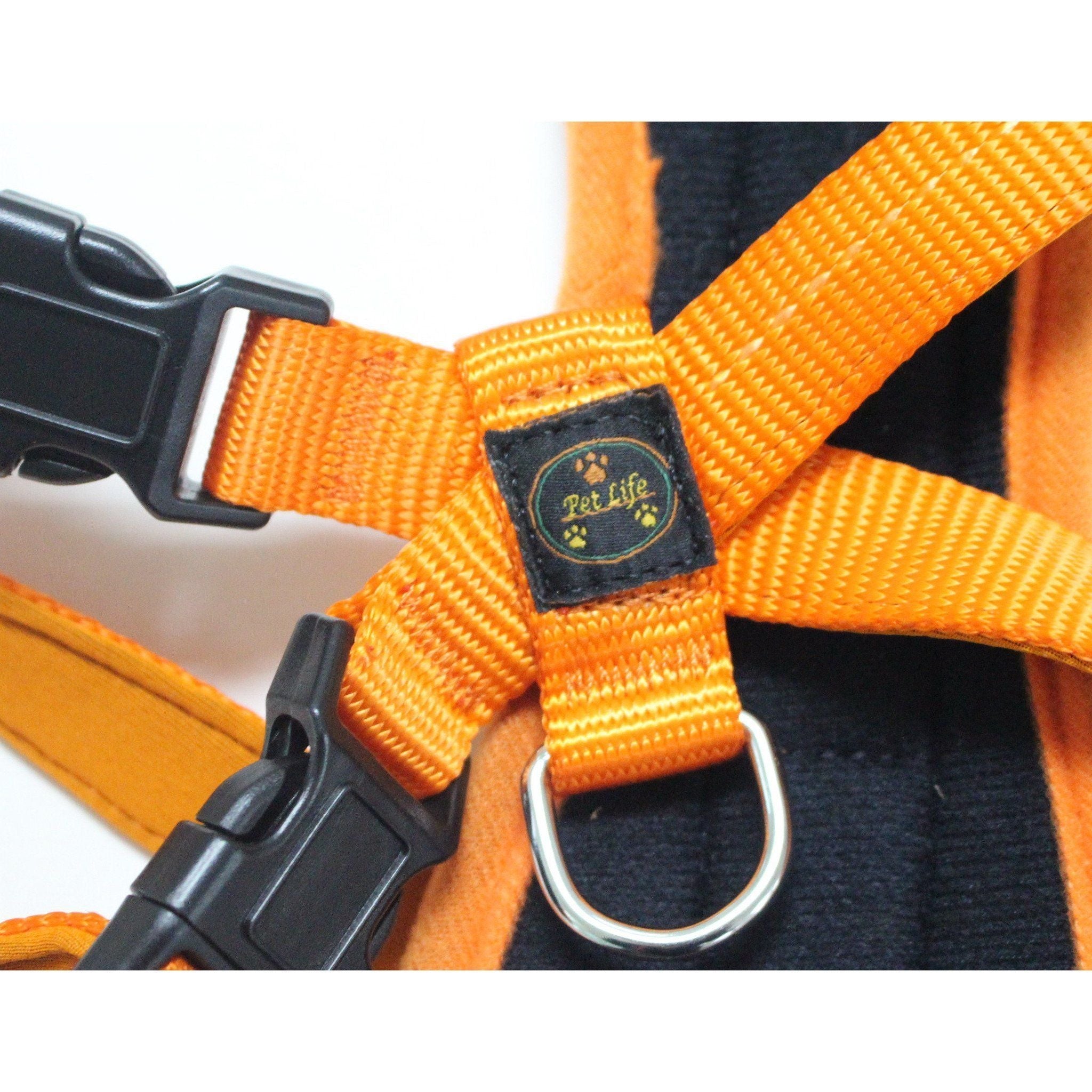 Pet Life ® 'Mountaineer' Chest Compressive Adjustable and Reflective Easy Pull Pet Dog Harness