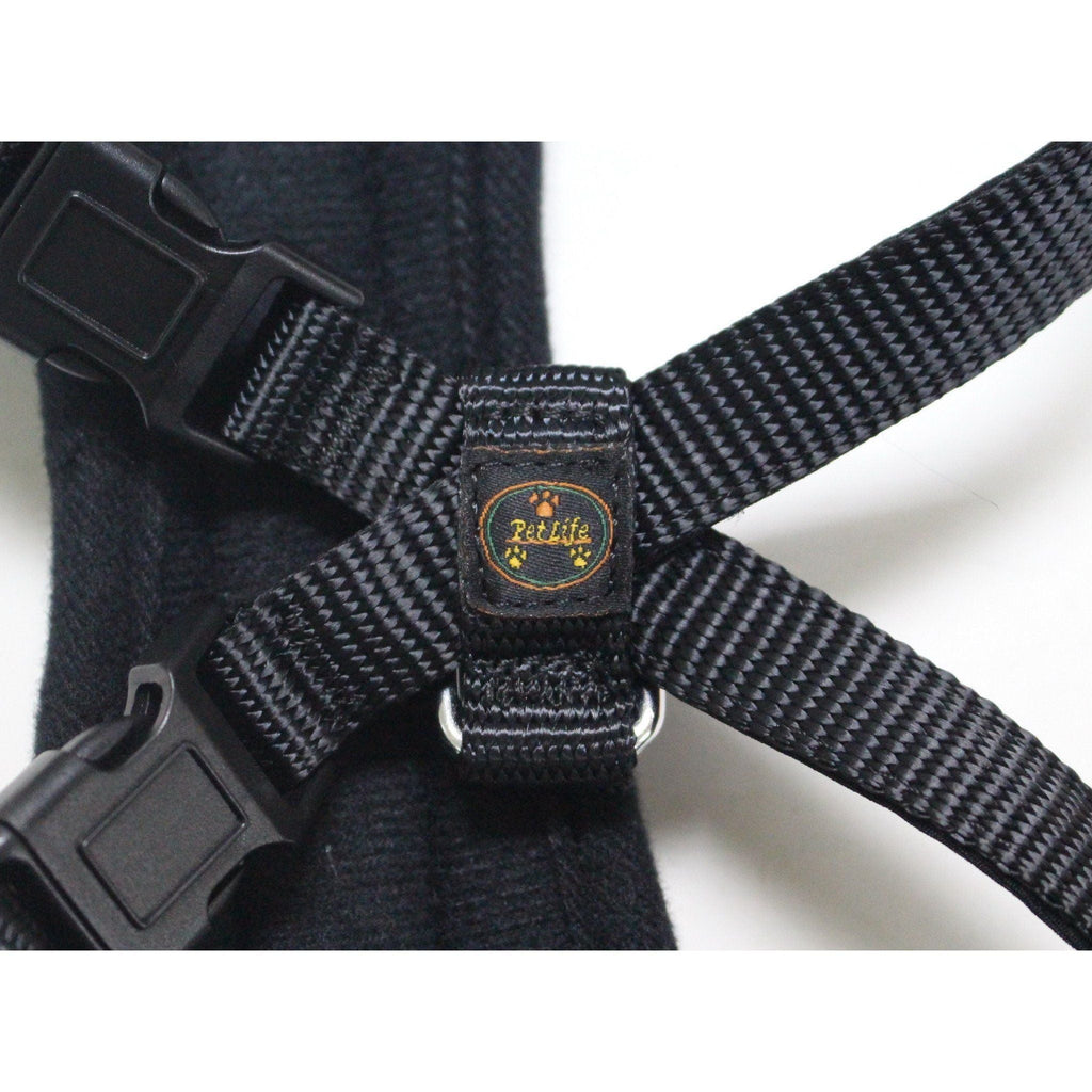 Pet Life ® 'Mountaineer' Chest Compressive Adjustable and Reflective Easy Pull Pet Dog Harness