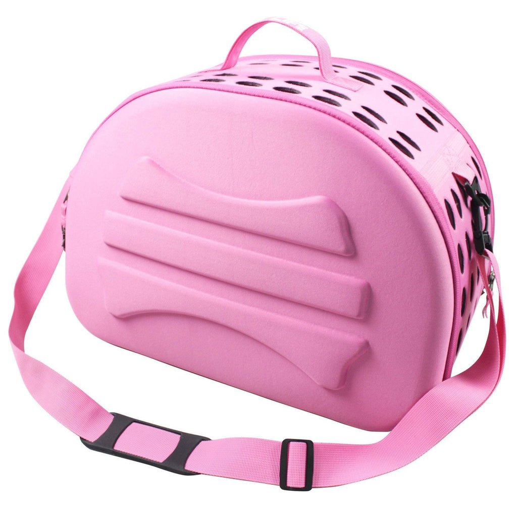 Pet Life ® 'Narrow Shelled' Lightweight Collapsible Military Grade Fashion Designer Travel Pet Dog Carrier Crate