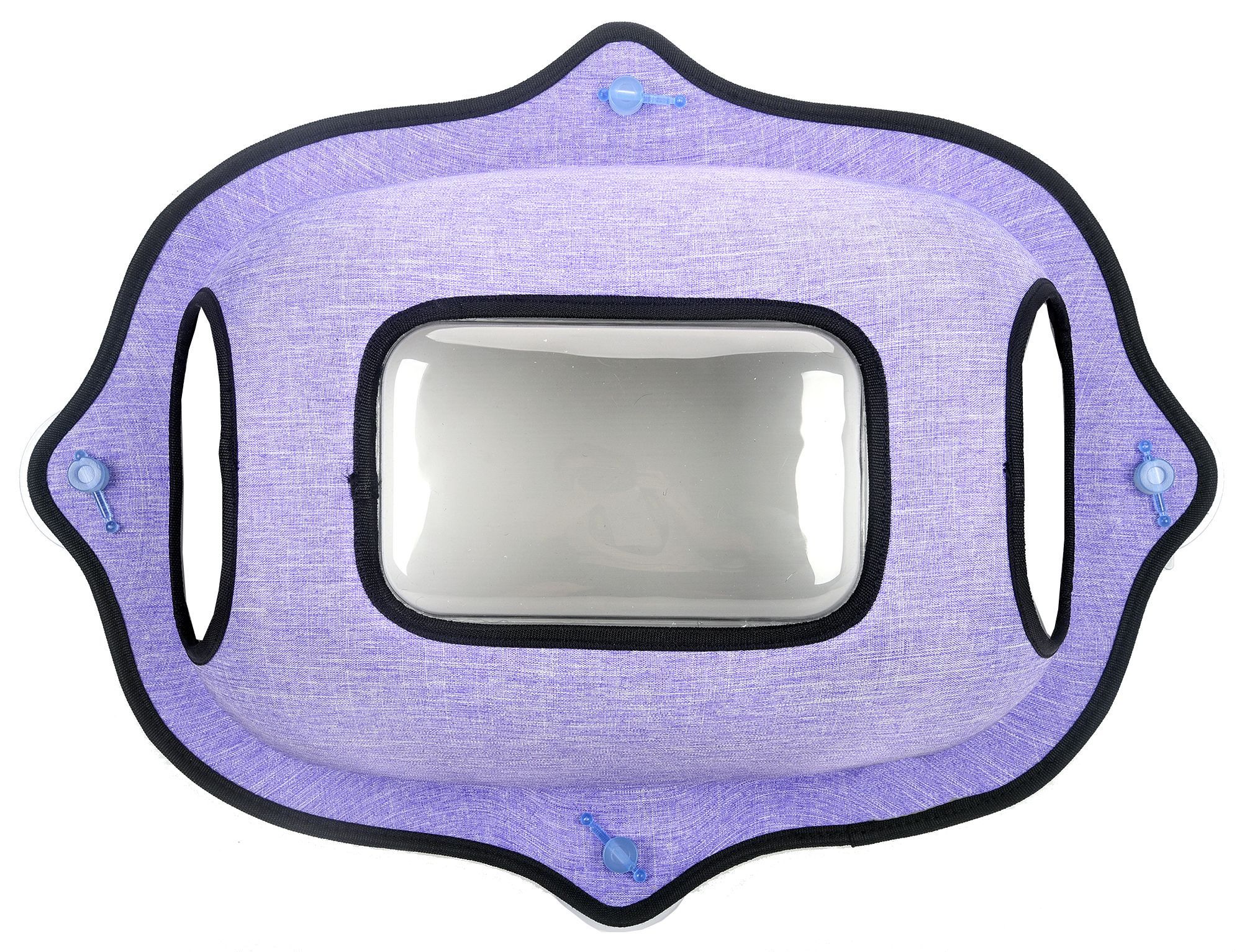 Pet Life ® 'Purr-view' See-through Suction Cup Kitty Cat Lounger and Bed