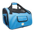 Pet Life ® 'Ultra-Lock' Collapsible Safety Travel Wire Folding Pet Dog Carseat Car Seat Carrier crate