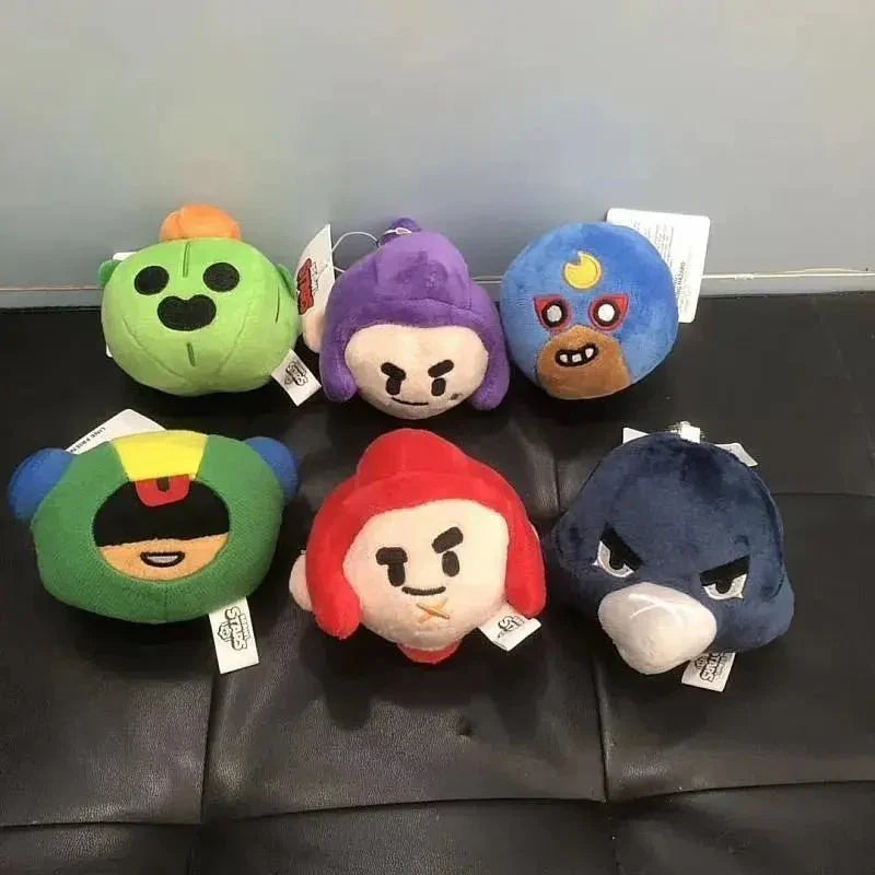 Brawl Stars Plush Collection – Durable Stuffed Toys & Compact Character Keychains