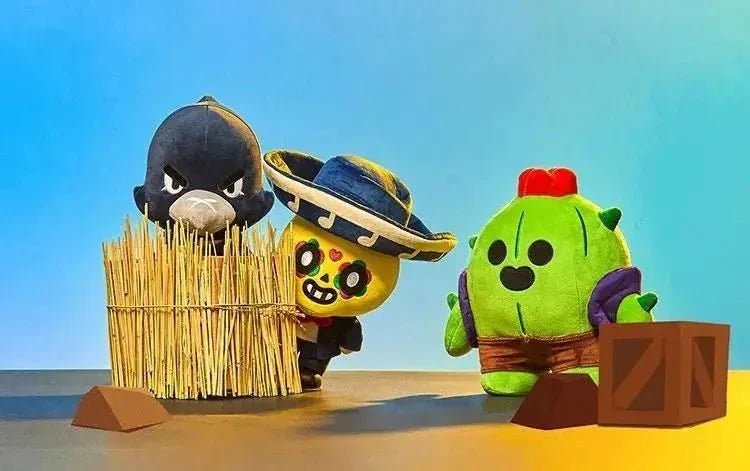 Brawl Stars Plush Collection – Durable Stuffed Toys & Compact Character Keychains