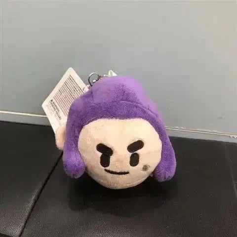 Brawl Stars Plush Collection – Durable Stuffed Toys & Compact Character Keychains