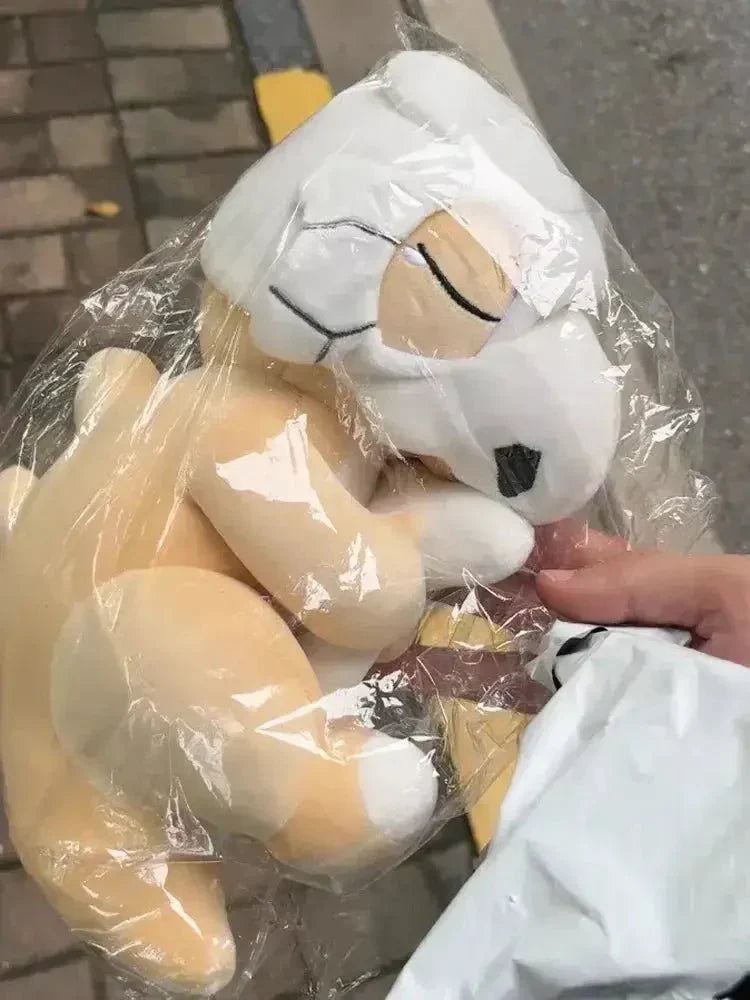 Pokemon Chikorita Slowpoke Cubone Plush Dolls - Anime Sleep Series Stuffed Animals - Pocket Monster Game Pillow Toy Gift