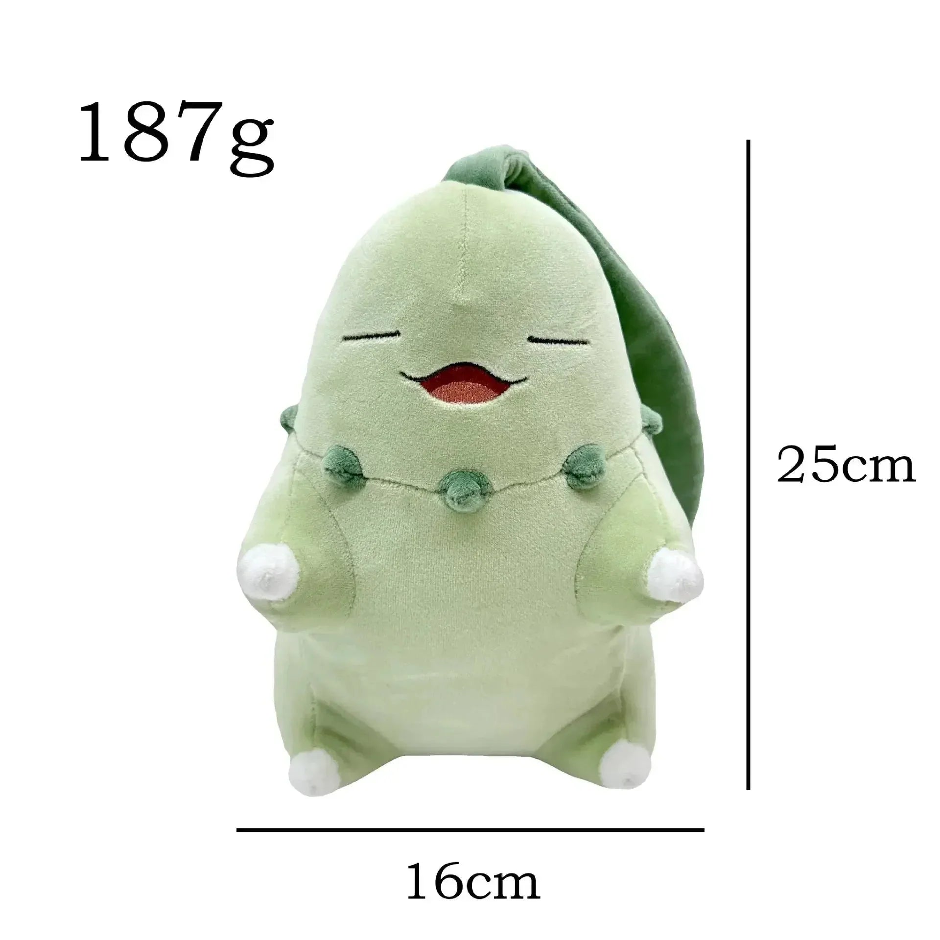 Pokemon Chikorita Slowpoke Cubone Plush Dolls - Anime Sleep Series Stuffed Animals - Pocket Monster Game Pillow Toy Gift