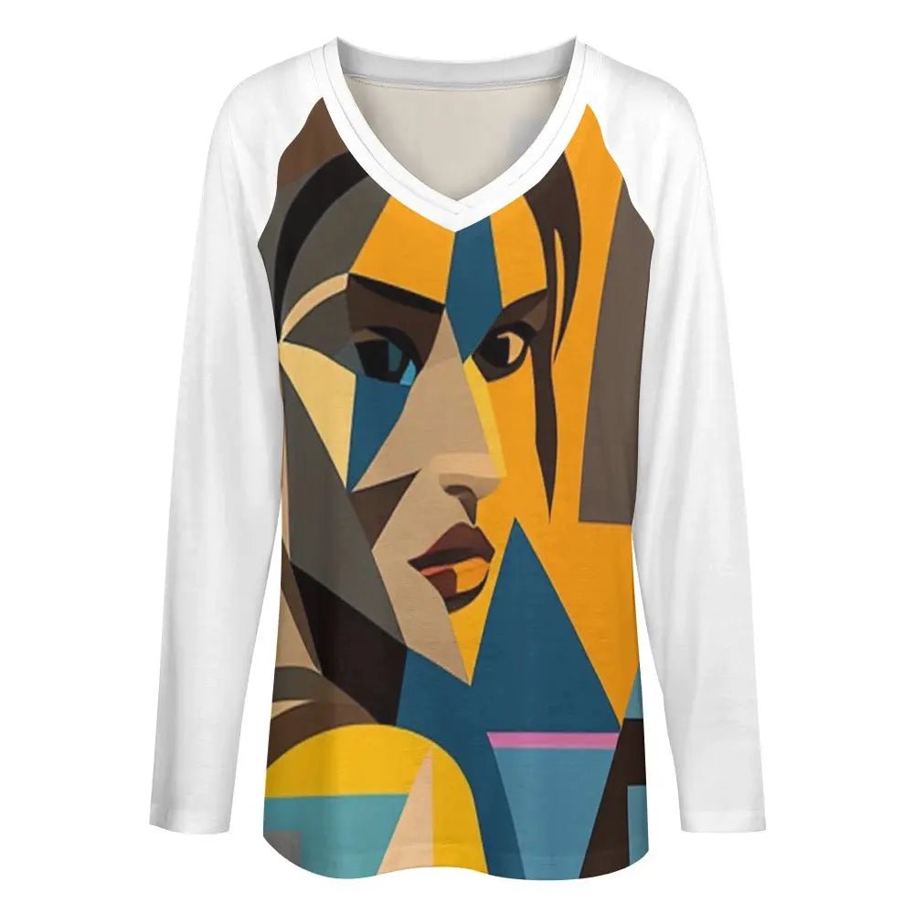 Women's Loose Long Sleeve Tee - Tomb Raider Shirt | Comfortable Cotton Blend