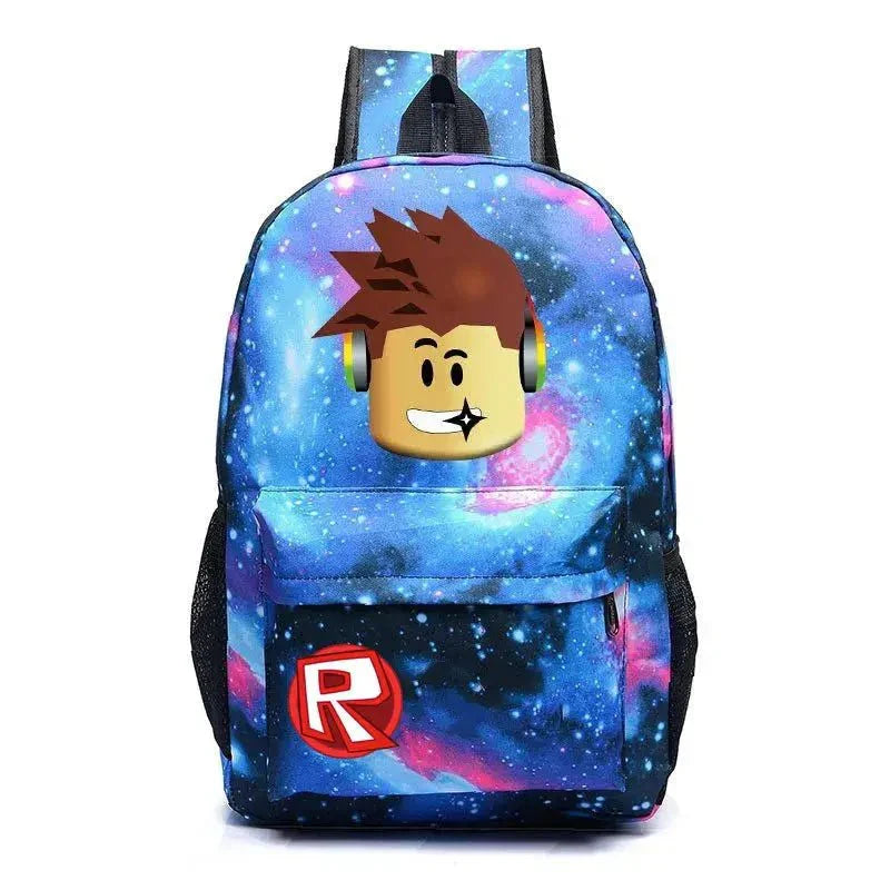 Roblox School Backpack – Durable Kids Backpack With Laptop Compartment Bag