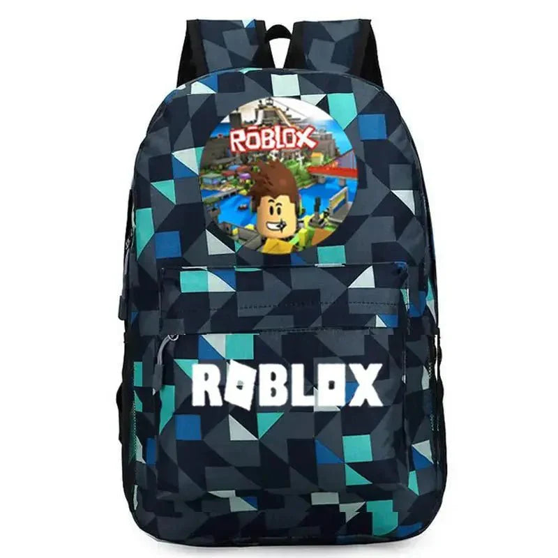 Roblox School Backpack – Durable Kids Backpack With Laptop Compartment Bag