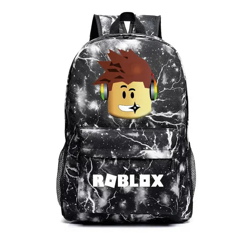 Roblox School Backpack – Durable Kids Backpack With Laptop Compartment Bag