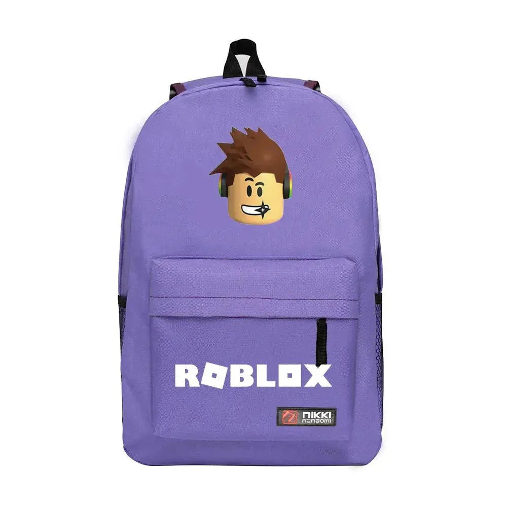 Roblox School Backpack – Durable Kids Backpack With Laptop Compartment Bag