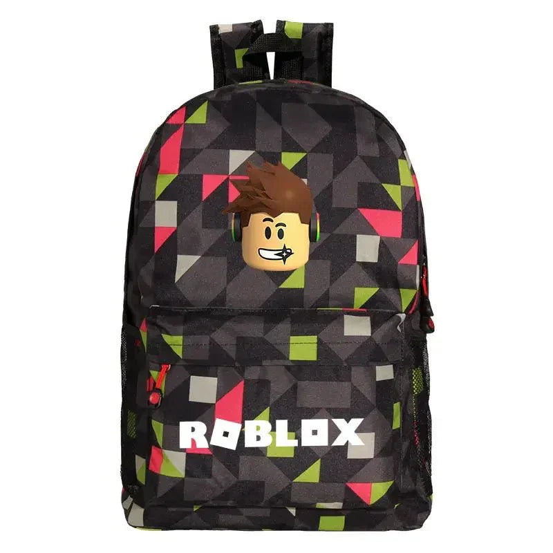 Roblox School Backpack – Durable Kids Backpack With Laptop Compartment Bag