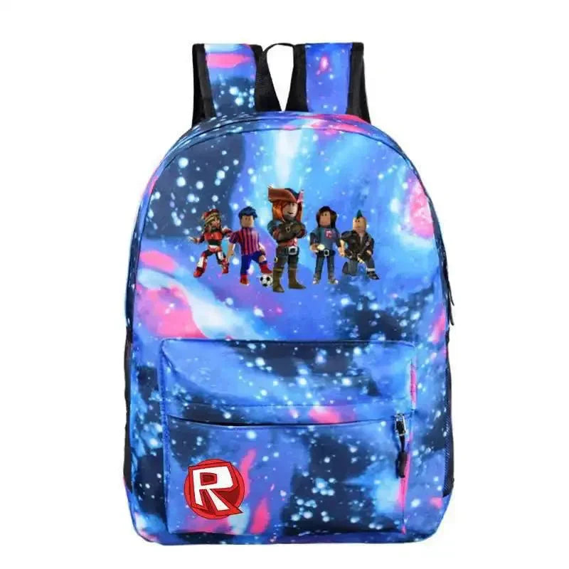 Roblox School Backpack – Durable Kids Backpack With Laptop Compartment Bag