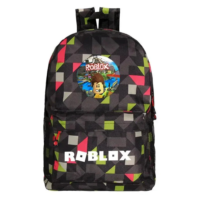 Roblox School Backpack – Durable Kids Backpack With Laptop Compartment Bag
