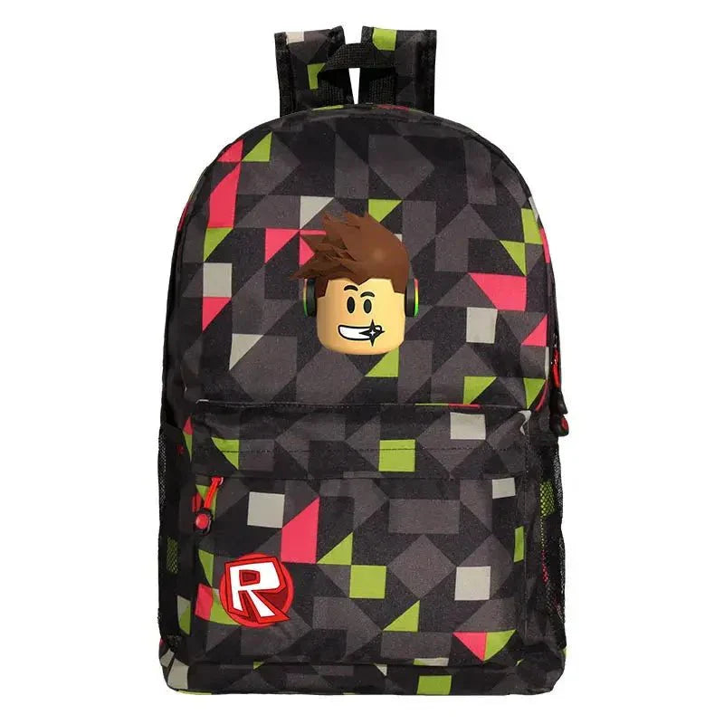 Roblox School Backpack – Durable Kids Backpack With Laptop Compartment Bag
