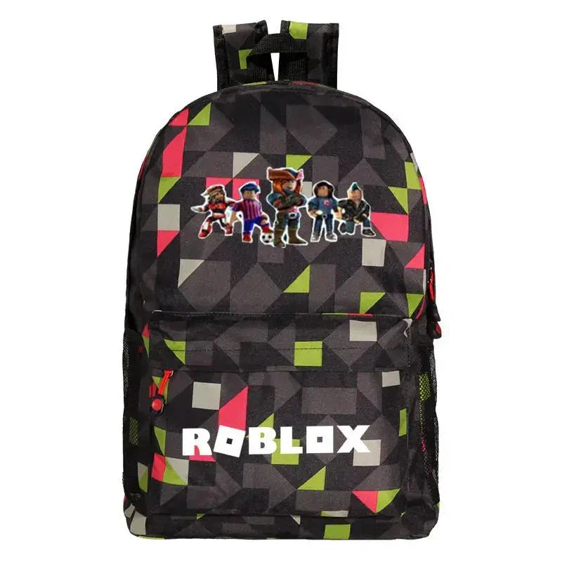 Roblox School Backpack – Durable Kids Backpack With Laptop Compartment Bag